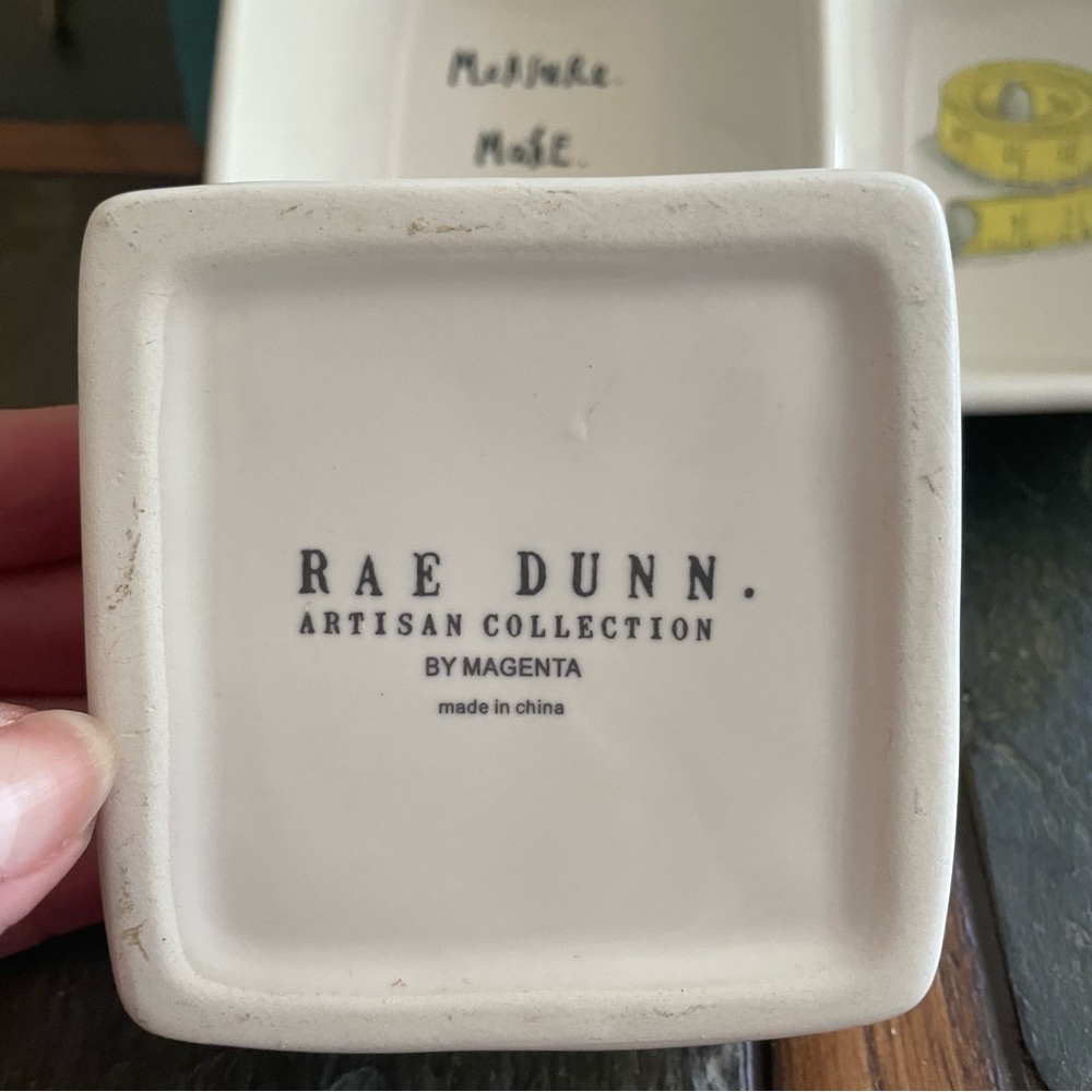 Rae Dunn Artesan Collection Lot Of Three Ceramic Trinket Dishes - Picture 5 of 5